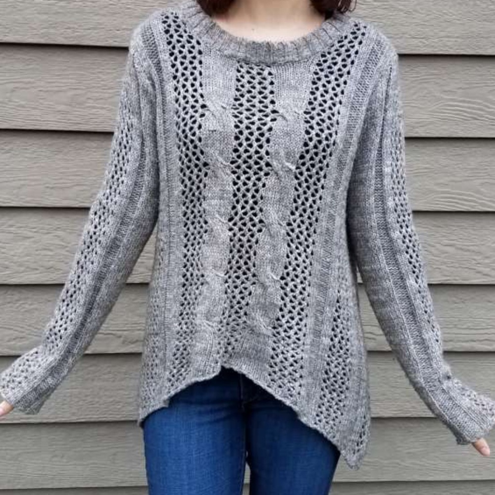 Brown/Gray knit sweater